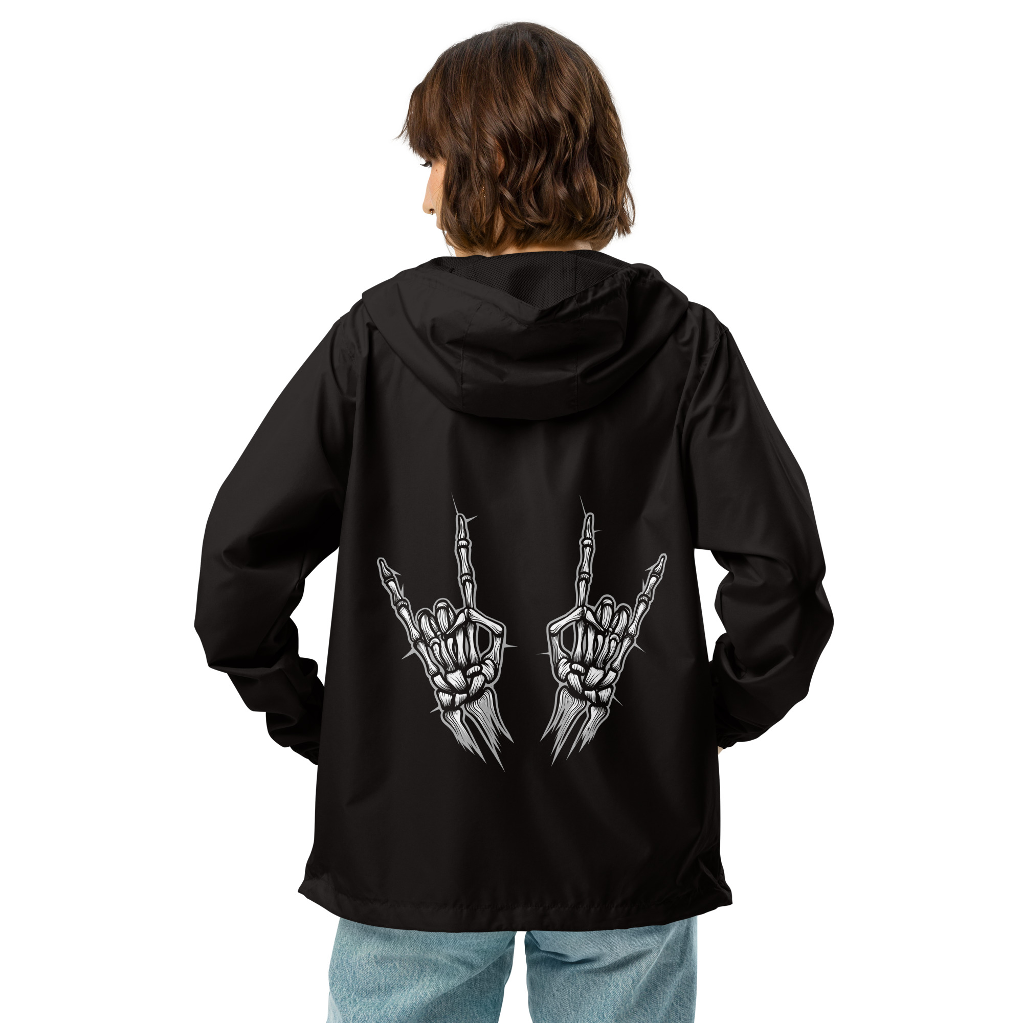 unisex-lightweight-zip-up-windbreaker-black-back-6458eec6f34a5.jpg