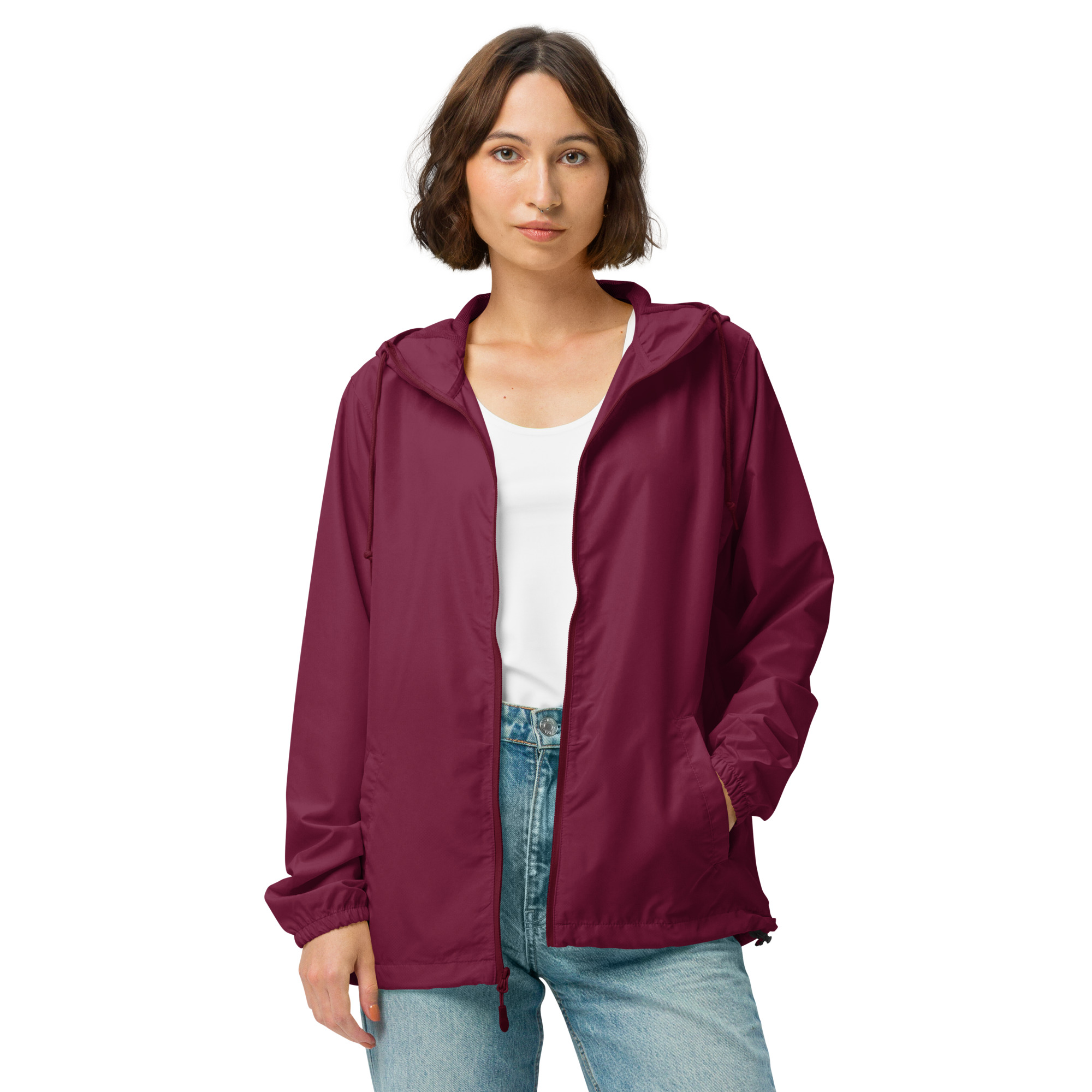 unisex-lightweight-zip-up-windbreaker-maroon-front-6458f28151e7c.jpg